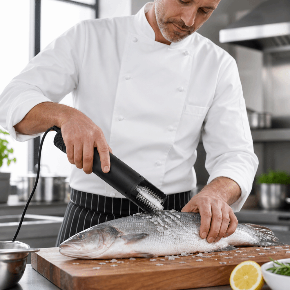 Uk Home Cooking - Anti-Splash Electric Fish Scaler Safe US