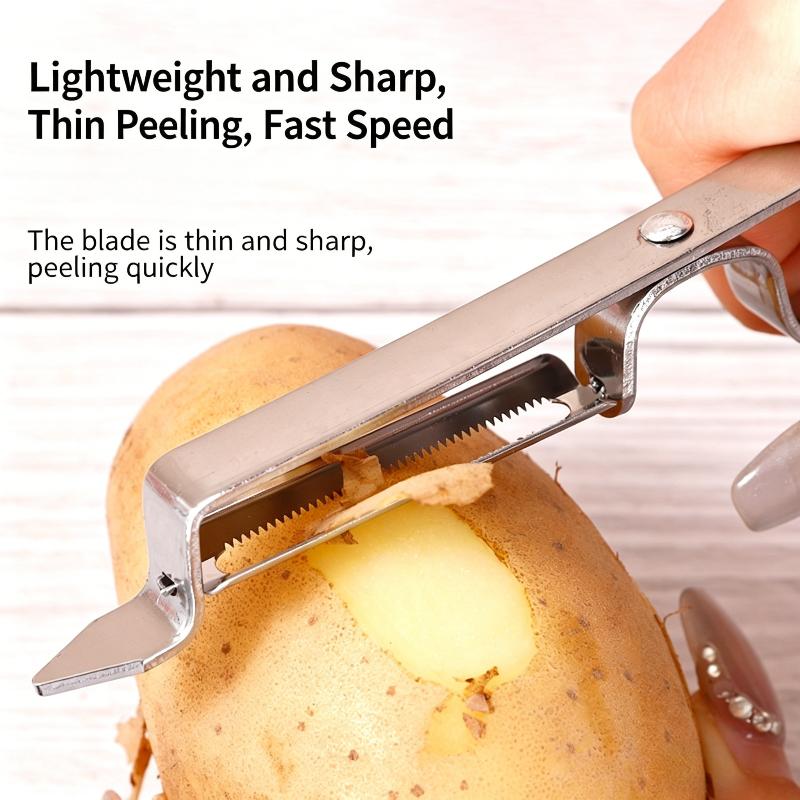 Home Cooking Experience - Heavy-duty Stainless Steel Peeler for Potatoes