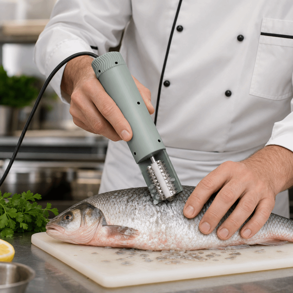 Uk Home Cooking - Anti-Splash Electric Fish Scaler Safe US