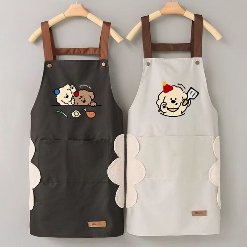 Home Cooking For Dogs - Cartoon Dog Apron ex Kitchen Waterproof