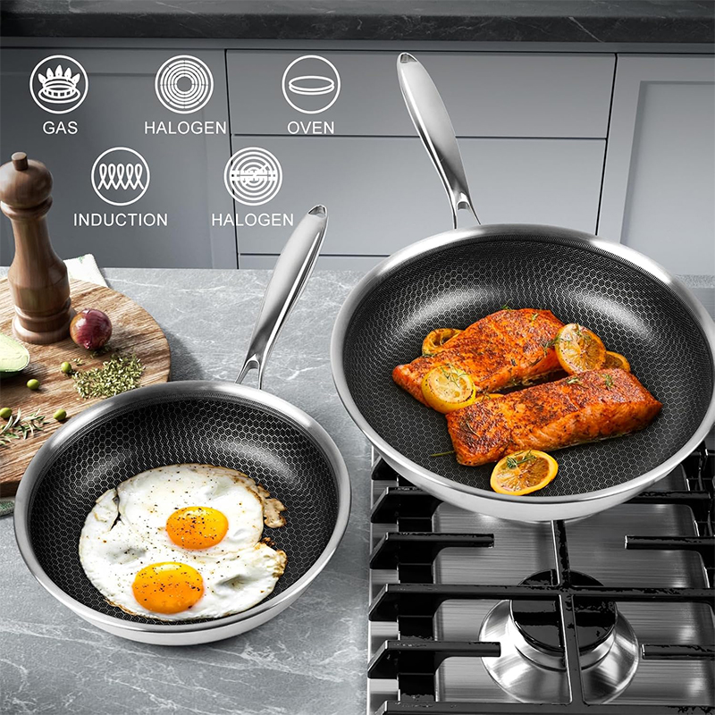 Stainless Steel Frying Pan wit - Crepe Pan Nonstick recensie en prijs