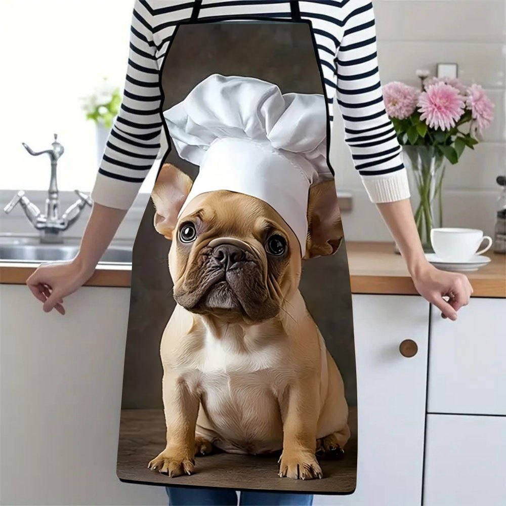 1pc French Bulldog Chef Apron  - Home Cooking For Dogs recensie en prijs