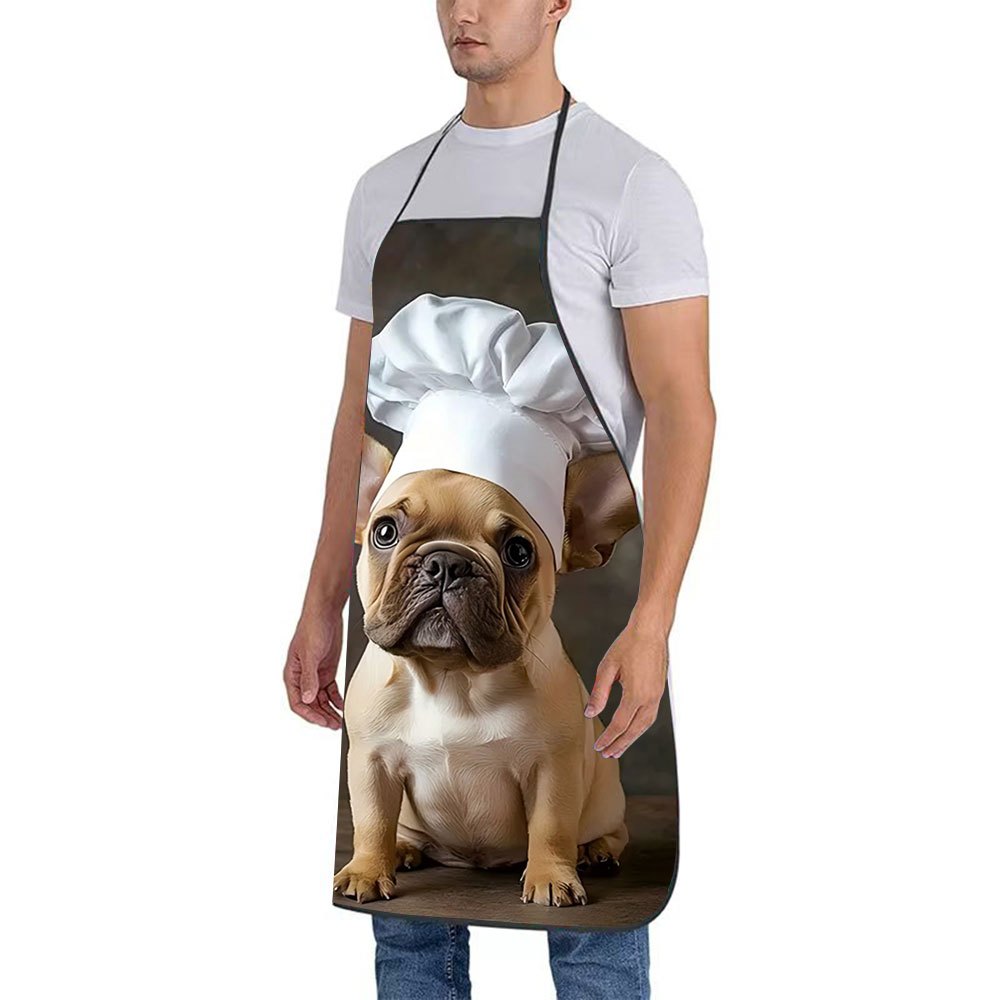 1pc French Bulldog Chef Apron  - Home Cooking For Dogs recensie en prijs