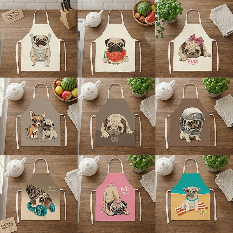 Cute Pug Dog Print Kitchen Apr - Home Cooking For Dogs recensie en prijs