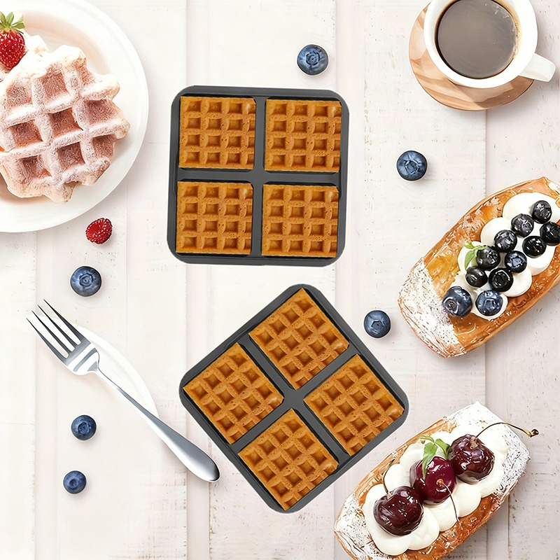 Square Waffle Mold, Non-Stick  - Crepe Pan Nonstick recensie en prijs