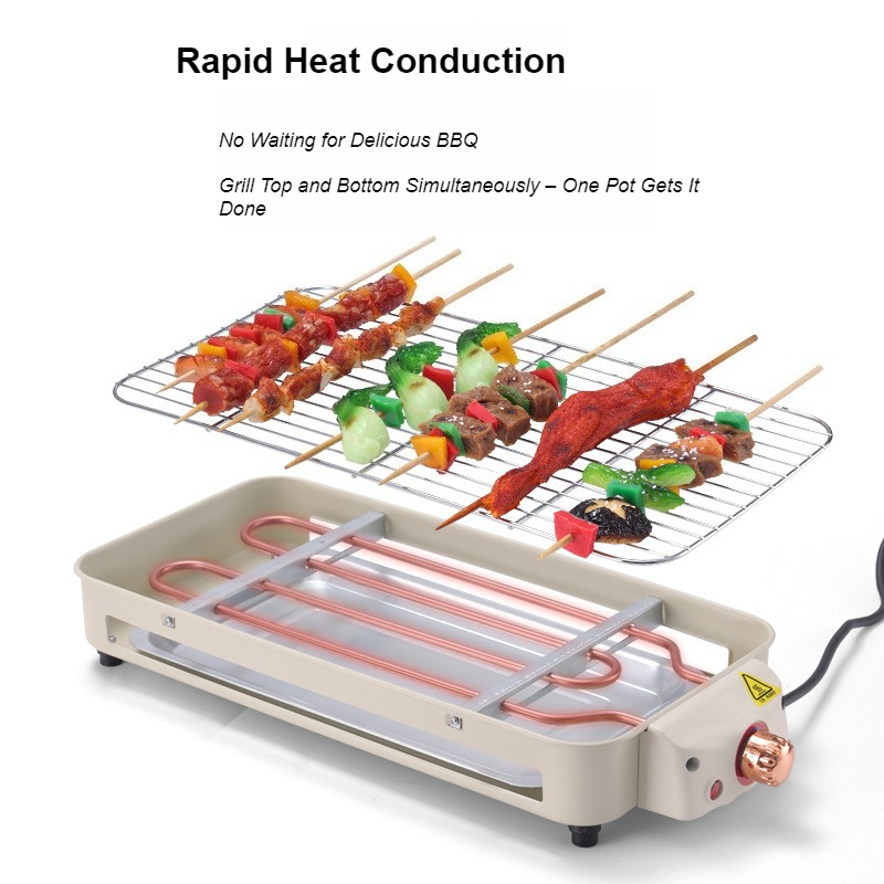 Electric Grill Smokeless BBQ D - Crepe Pan Nonstick recensie en prijs