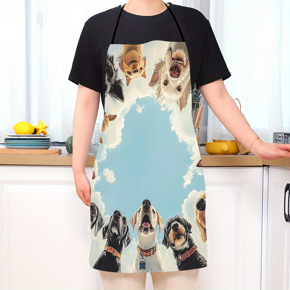 Cute Funny Circle Dogs  Apron  - Home Cooking For Dogs recensie en prijs