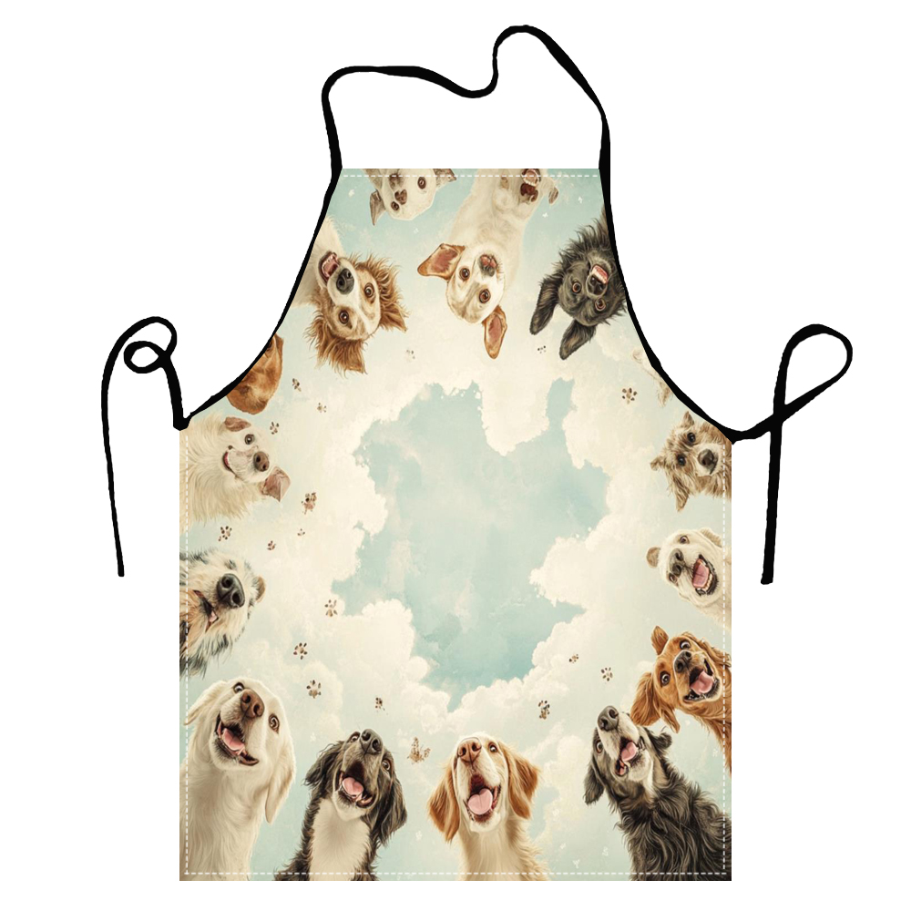 Cute Funny Circle Dogs  Apron  - Home Cooking For Dogs recensie en prijs