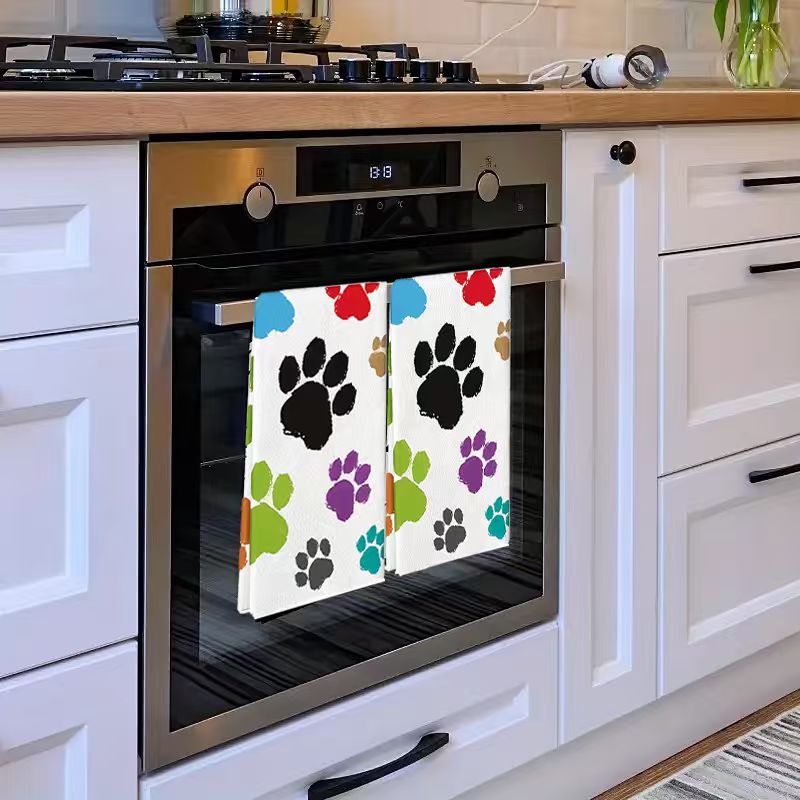 2Pcs, Colorful Dog Paw Print K - Home Cooking For Dogs recensie en prijs