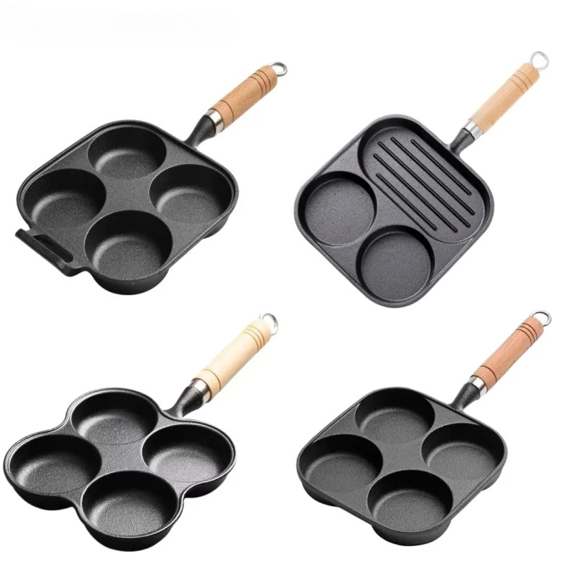 JUSTINLAU 2/4-Hole Omelette Po - Crepe Pan Nonstick recensie en prijs