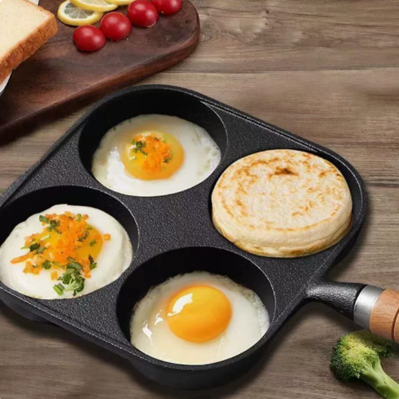 JUSTINLAU 2/4-Hole Omelette Po - Crepe Pan Nonstick recensie en prijs