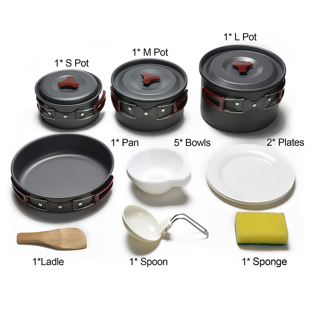 Outdoor Camping Cookware Kit N - Crepe Pan Nonstick recensie en prijs