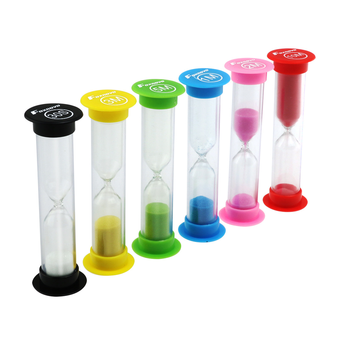 6Pcs Colorful Hourglass Sand T - Home Cooking Youtube recensie en prijs