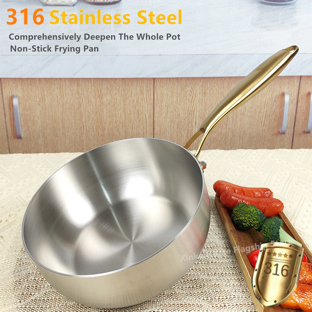 316 Stainless Steel Frying Pan - Crepe Pan Nonstick recensie en prijs